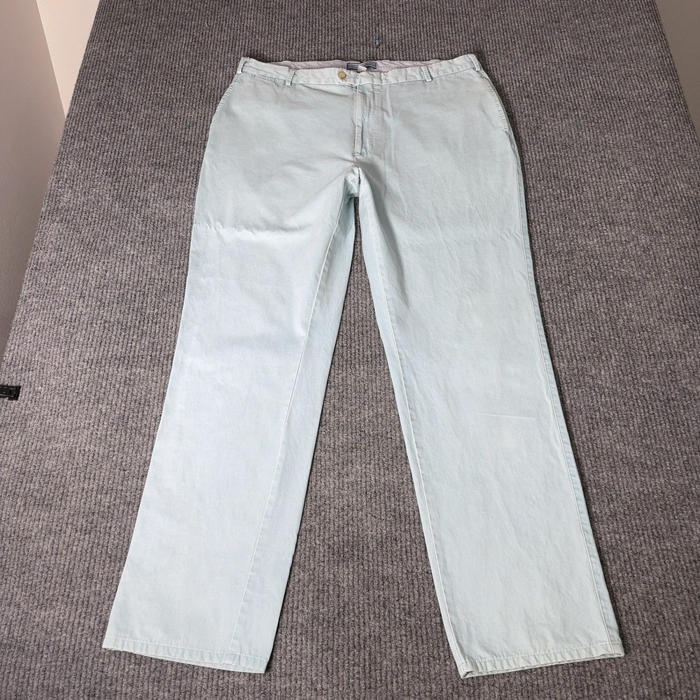 Peter Millar Chino Pants Mens 40 Light Blue Pima Cotton Luxury Golf Classic